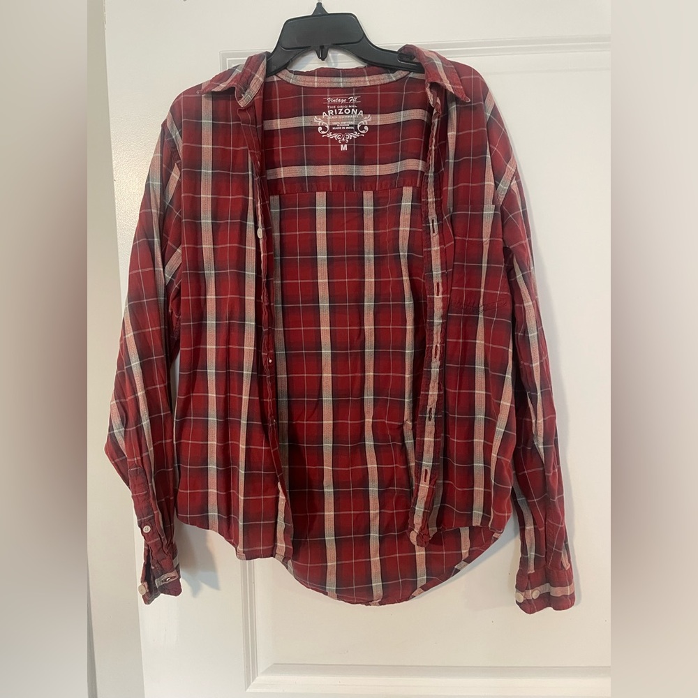 Arizona Red Plaid Shirt